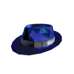 Midnight Blue Sparkle Time Fedora